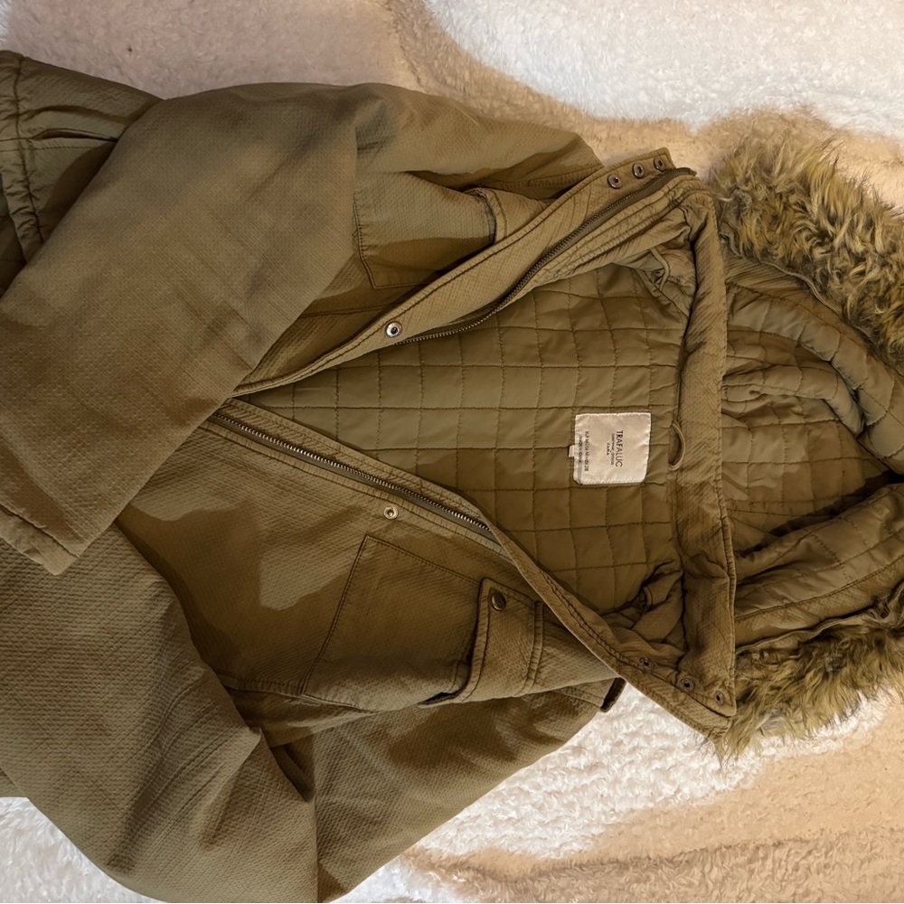 Zara Quilted Olive Jacket